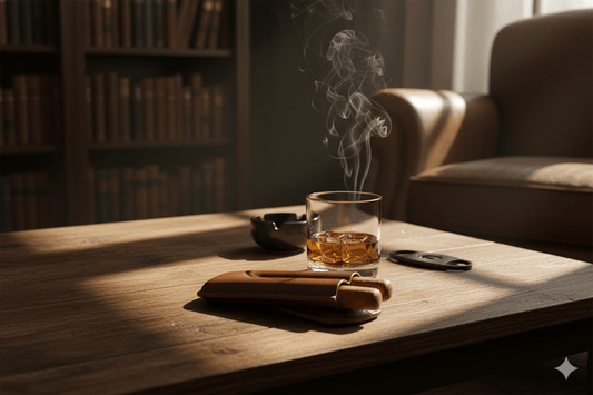 Wudytim Two Cigar Travel Case – Chestnut Brown Vegan Leather, Premium Cigar Case for Men, Travel Cigar Case, Luxury Cigar Gifts for Men - Wudytim Store