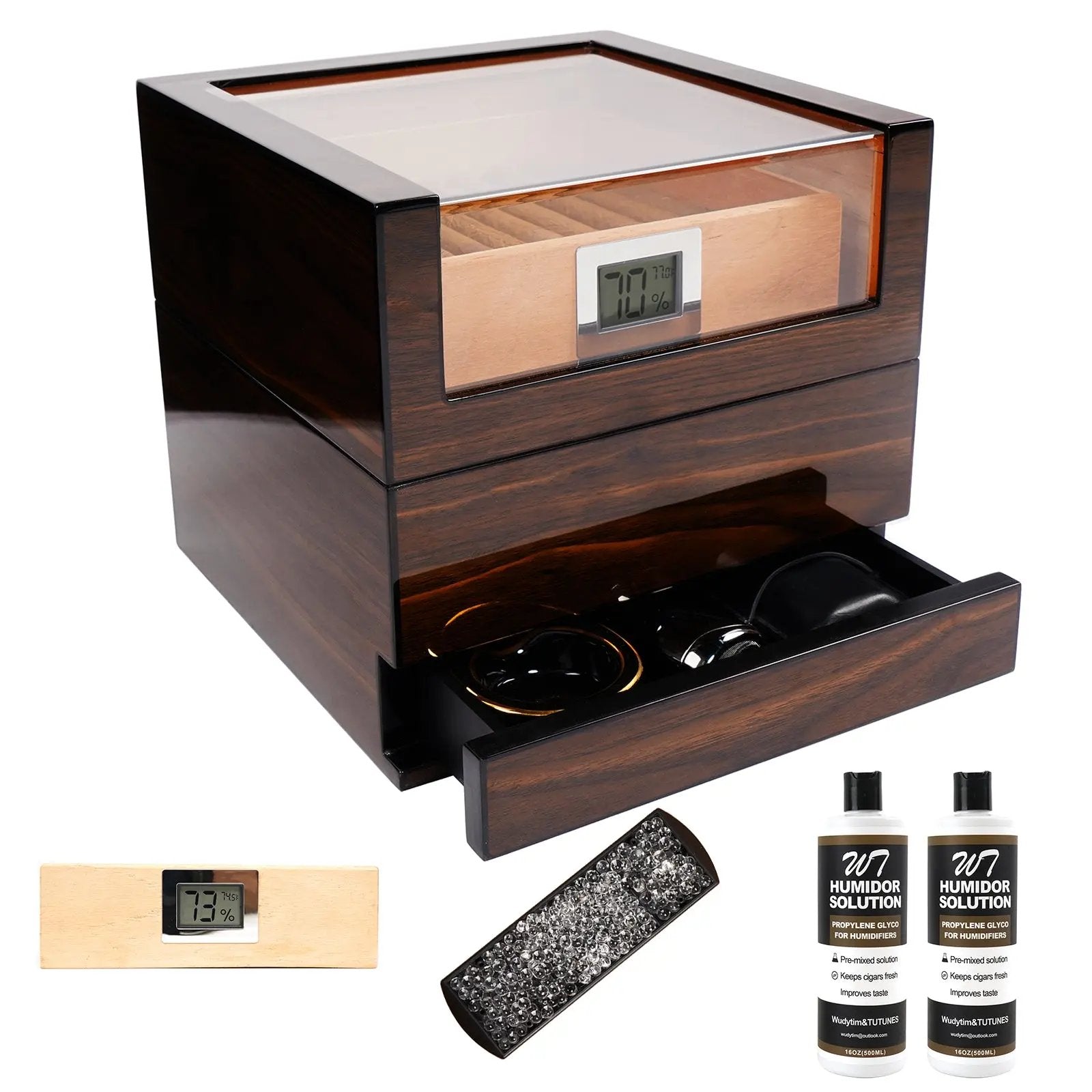 Humidor Cigar Box, Handcrafted Box Top 270